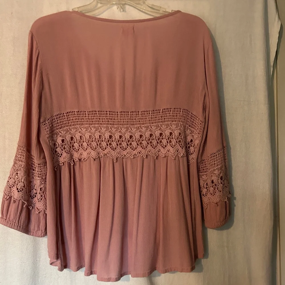 ONeill pink blouse